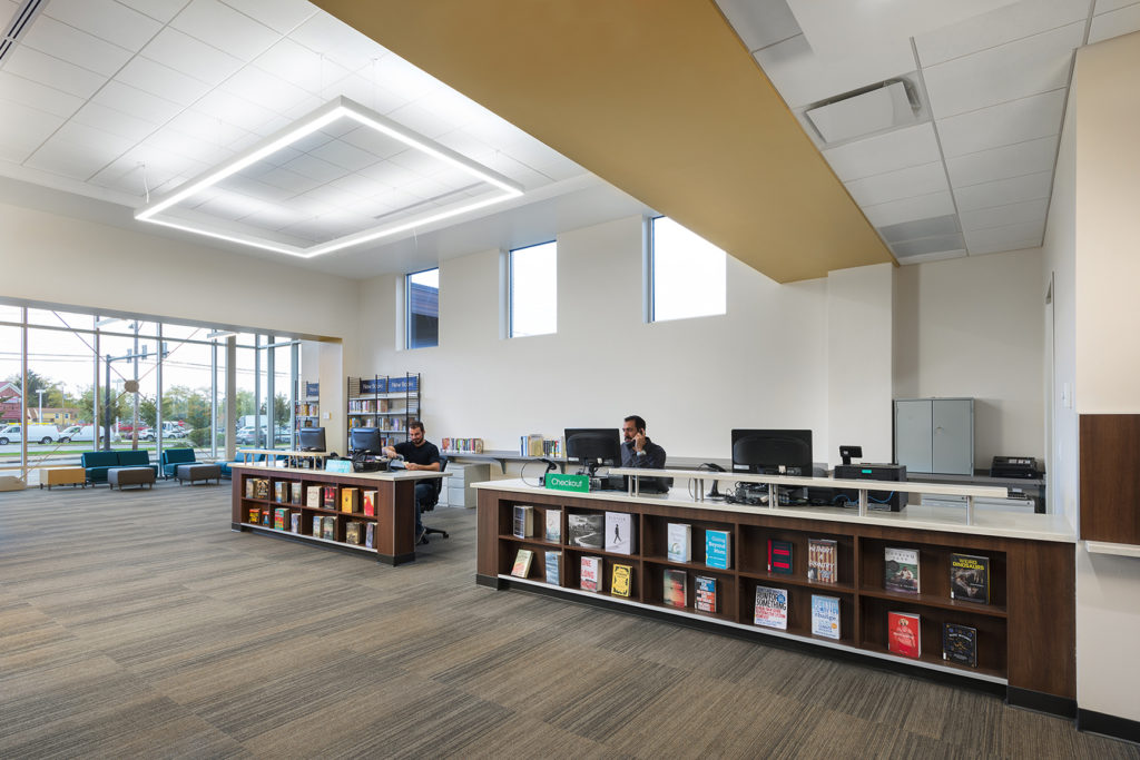 Heights Library Circulation Desk